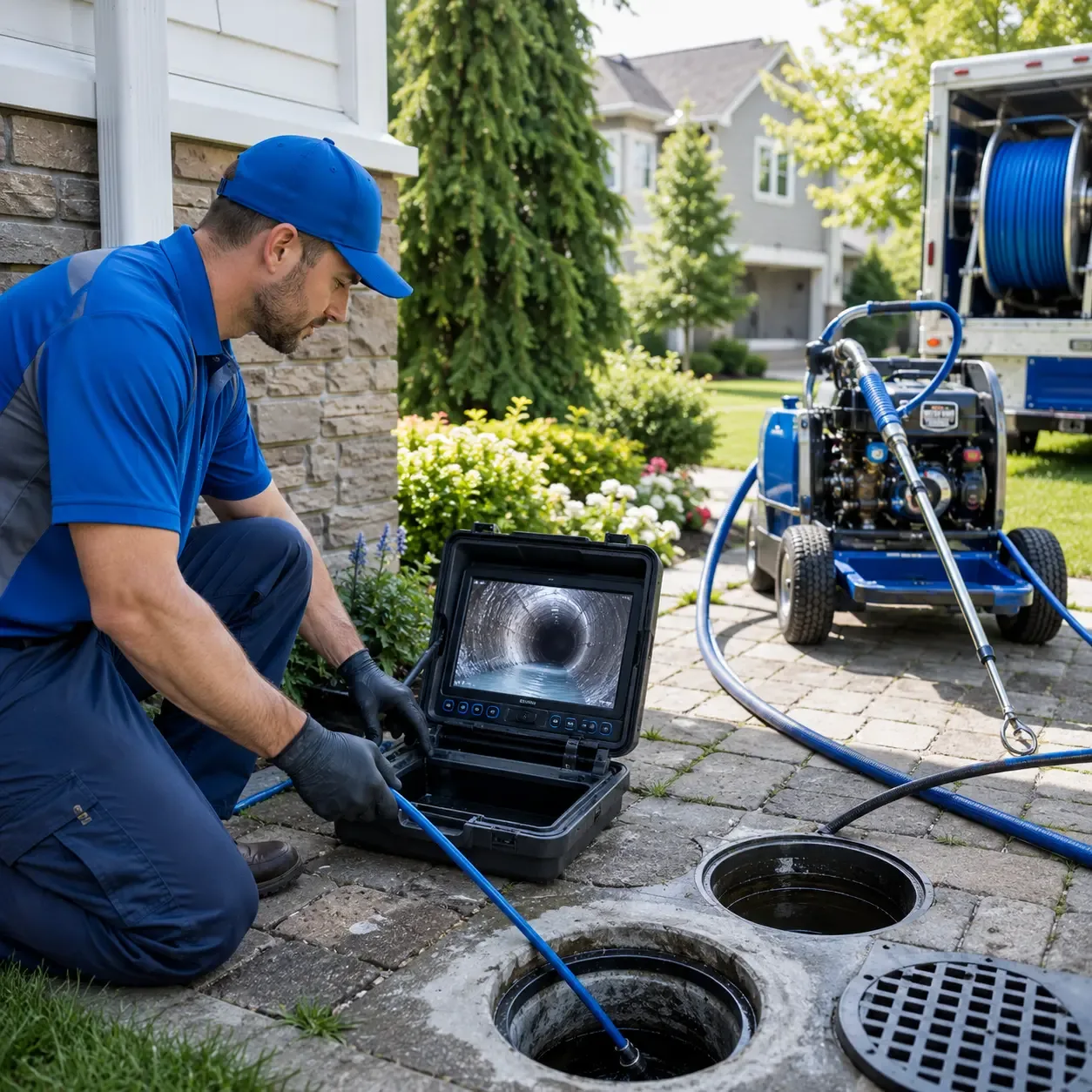 Outdoor drain cleaning professionals serving Scotland, PA